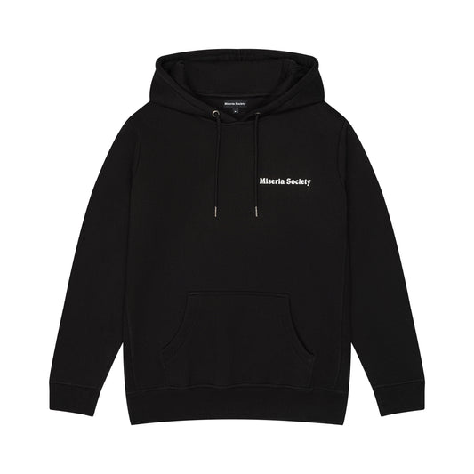 Organic Cotton Black Hoodie